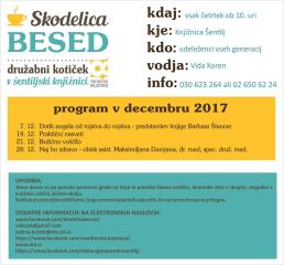 SKODELICA BESED – BOŽIČNO VOŠČILO